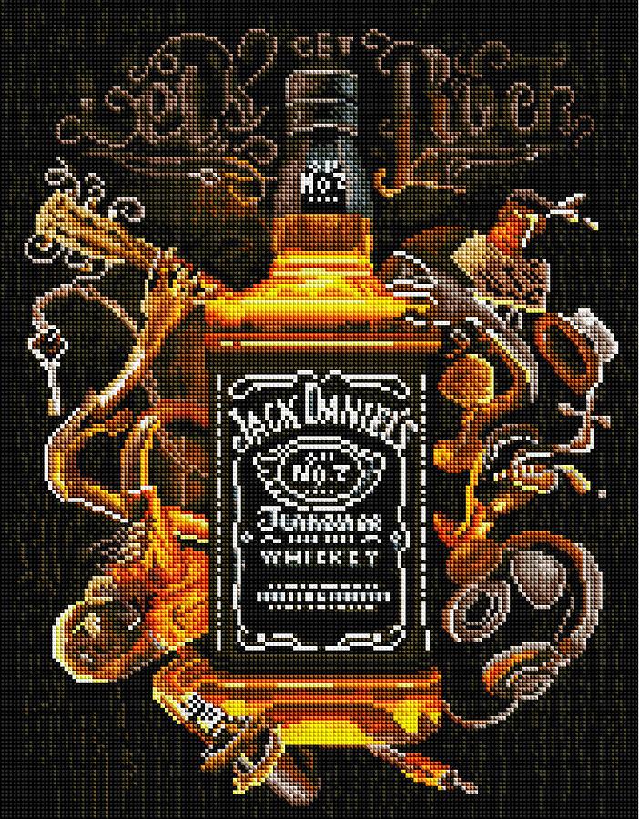 Алмазная мозаика Brushme Виски 40х50 см (GF3655)