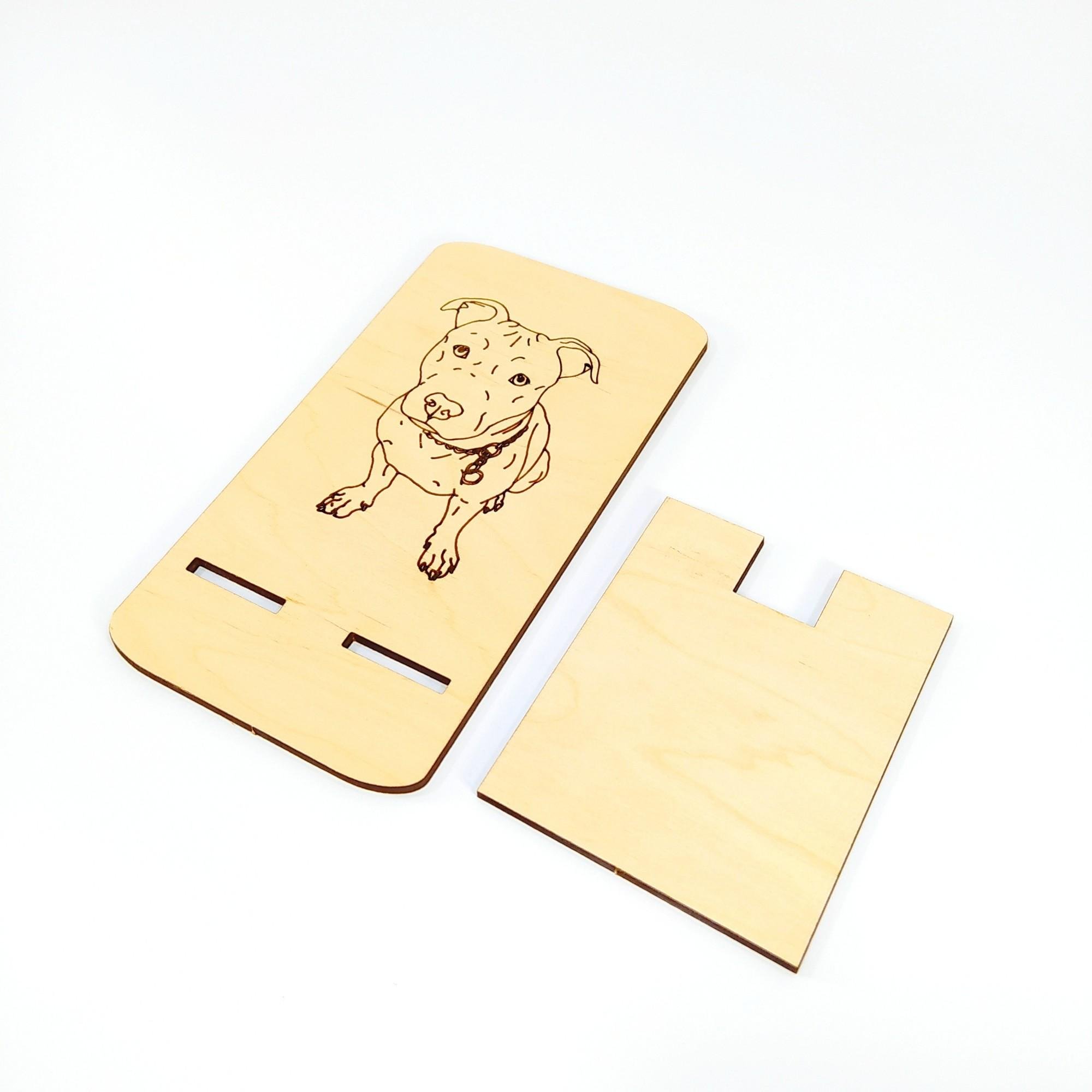 Подставка для телефона Майстерня містера Томаса Питбуль 18х10 см - фото 4 Подставка для телефона Майстерня містера Томаса Питбуль 18х10 см - фото 4