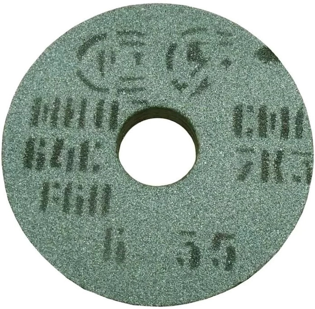 Круг шліфувальний ЗАК Запоріжабразив 64C F46-80 СТ-СМ карбід кремнію 250х32х32 мм Зелений (25309224)