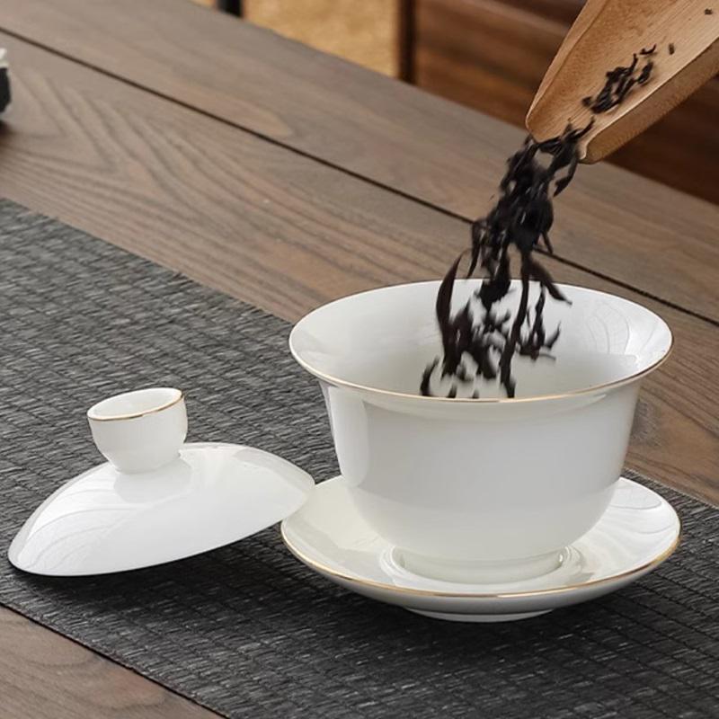 Заварювальний чайник Гайвань-Місячна гладь 220 мл (10-3-0235) - фото 3 Заварювальний чайник Гайвань-Місячна гладь 220 мл (10-3-0235) - фото 3