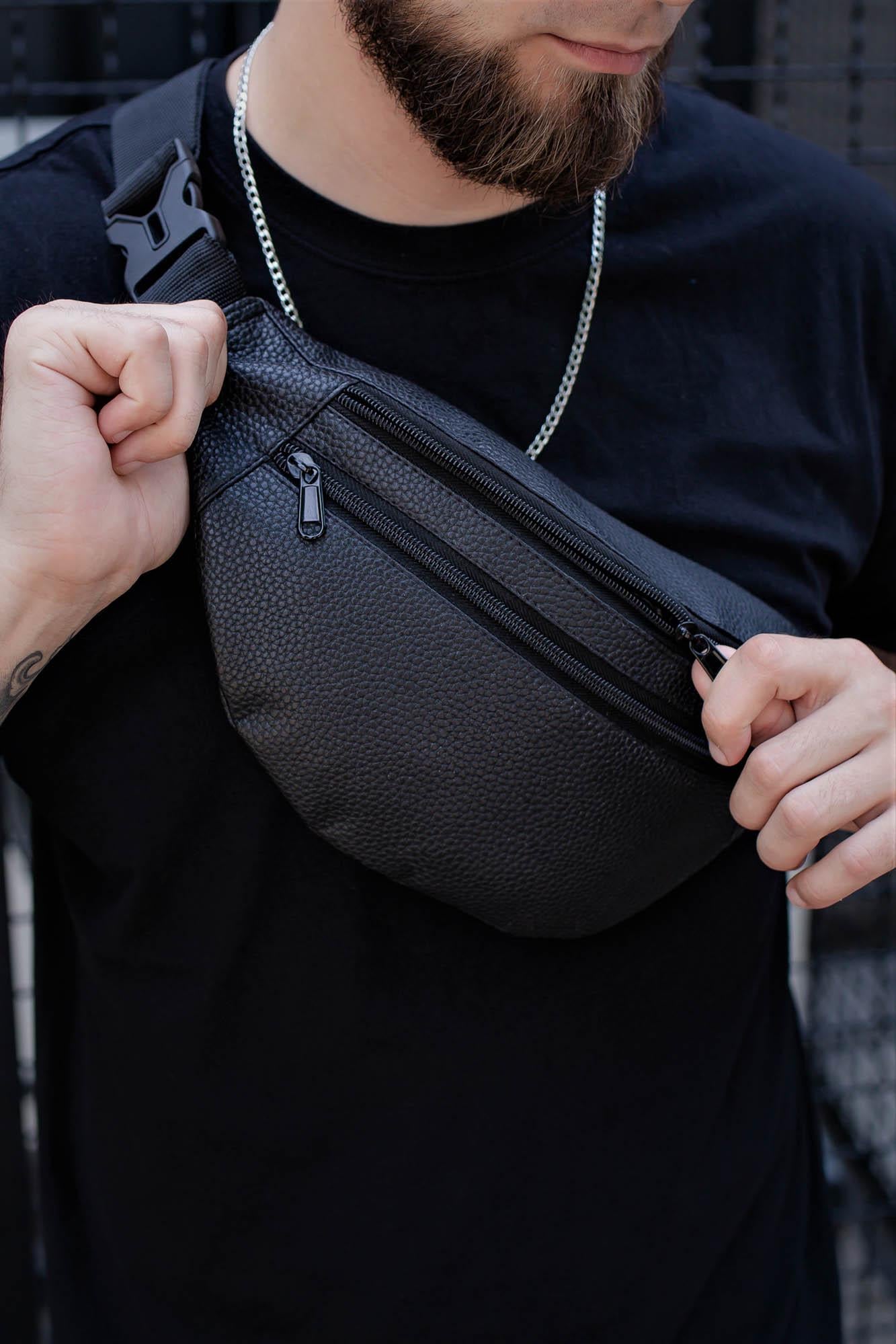 Бананка Without Brand Diamond сrocodile man Black (8048711)