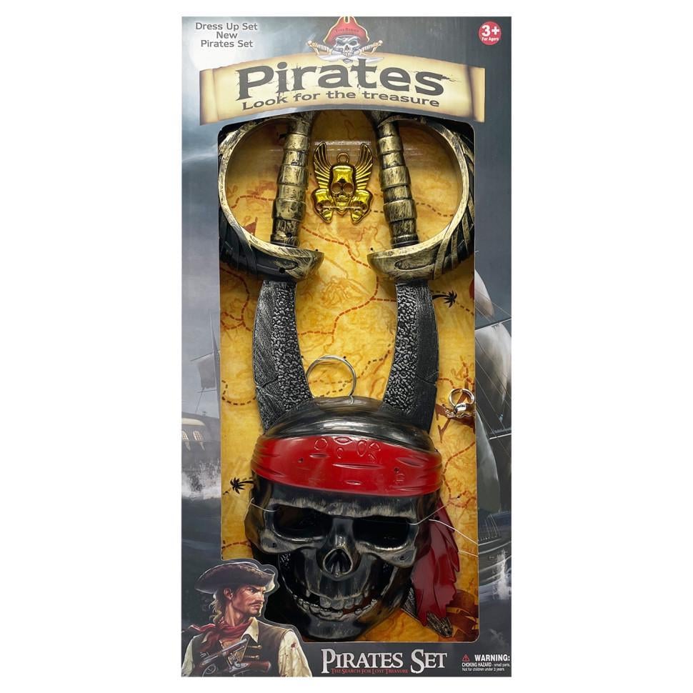 Детский игровой набор Bambi Pirates Ser маска и оружие Черный/Красный (IG-173-N-314)
