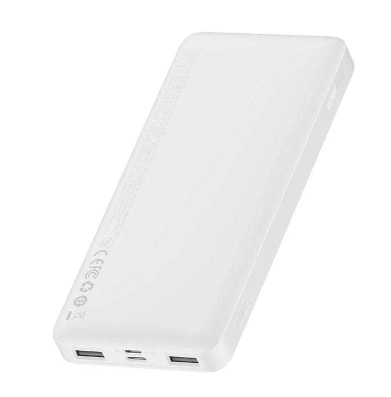 Повербанк BASEUS Bipow Overseas 15 W 10000 mAh Білий (PPBD050002/PPBD10)