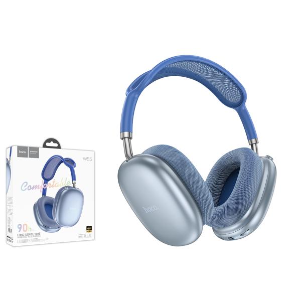 Навушники Hoco W55-3 Bluetooth з мікрофоном Синій Навушники Hoco W55-3 Bluetooth з мікрофоном Синій