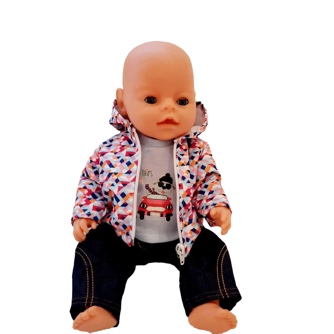 Одежда для куклы Baby Born 40-43 см курточка/футболка/брючки