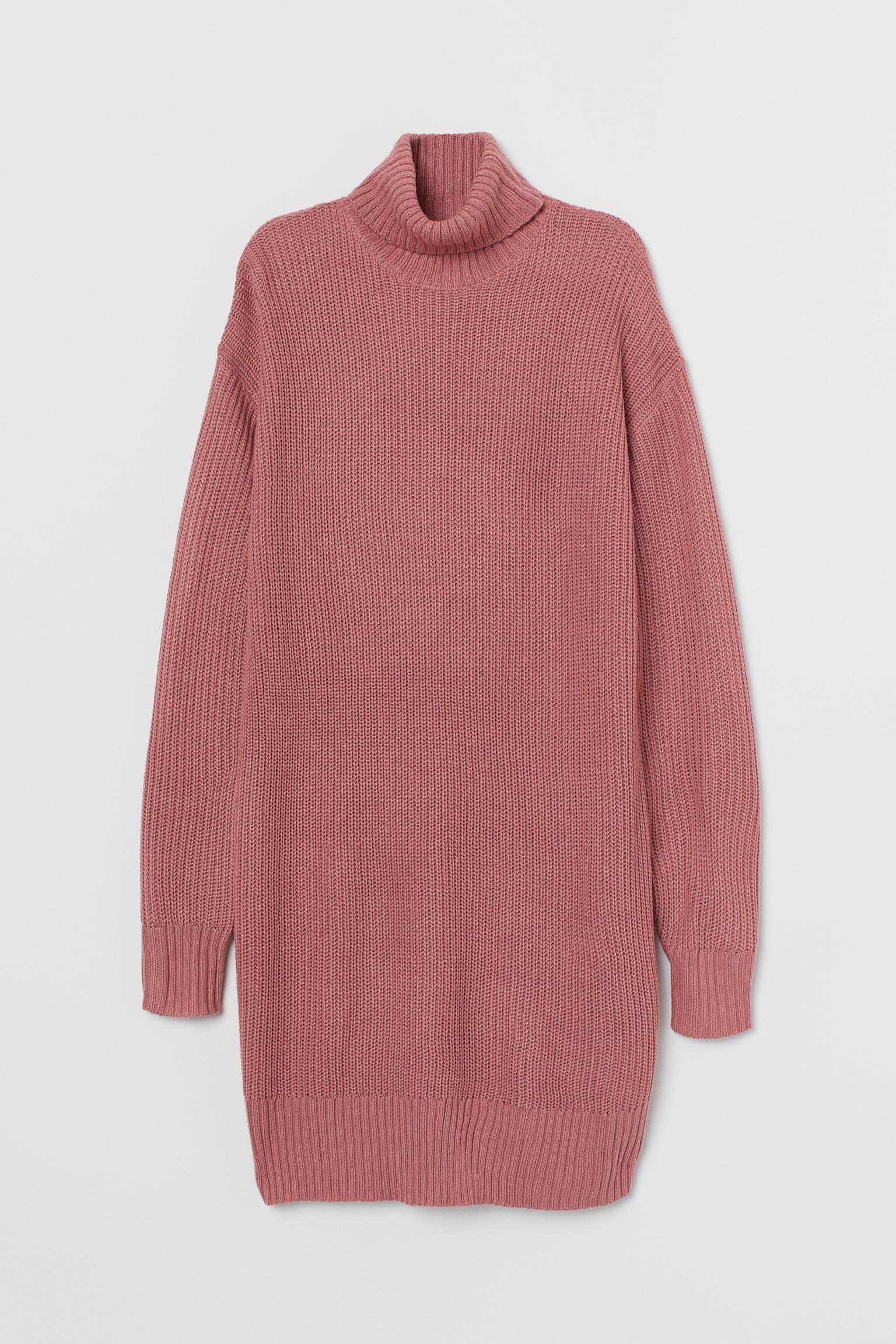 Платье H&M M Темно-розовый (10088059470)