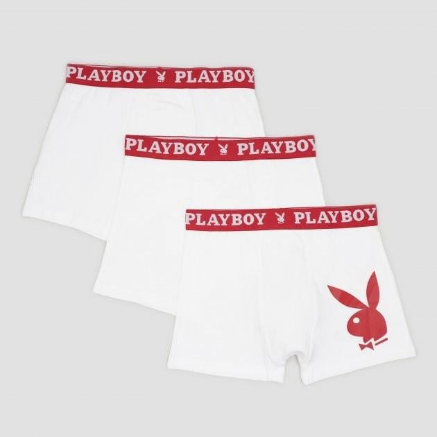 Набор трусы-боксеры PLAYBOY ANNYA BOXERSHORT S Белый (ANNYA-34 S)