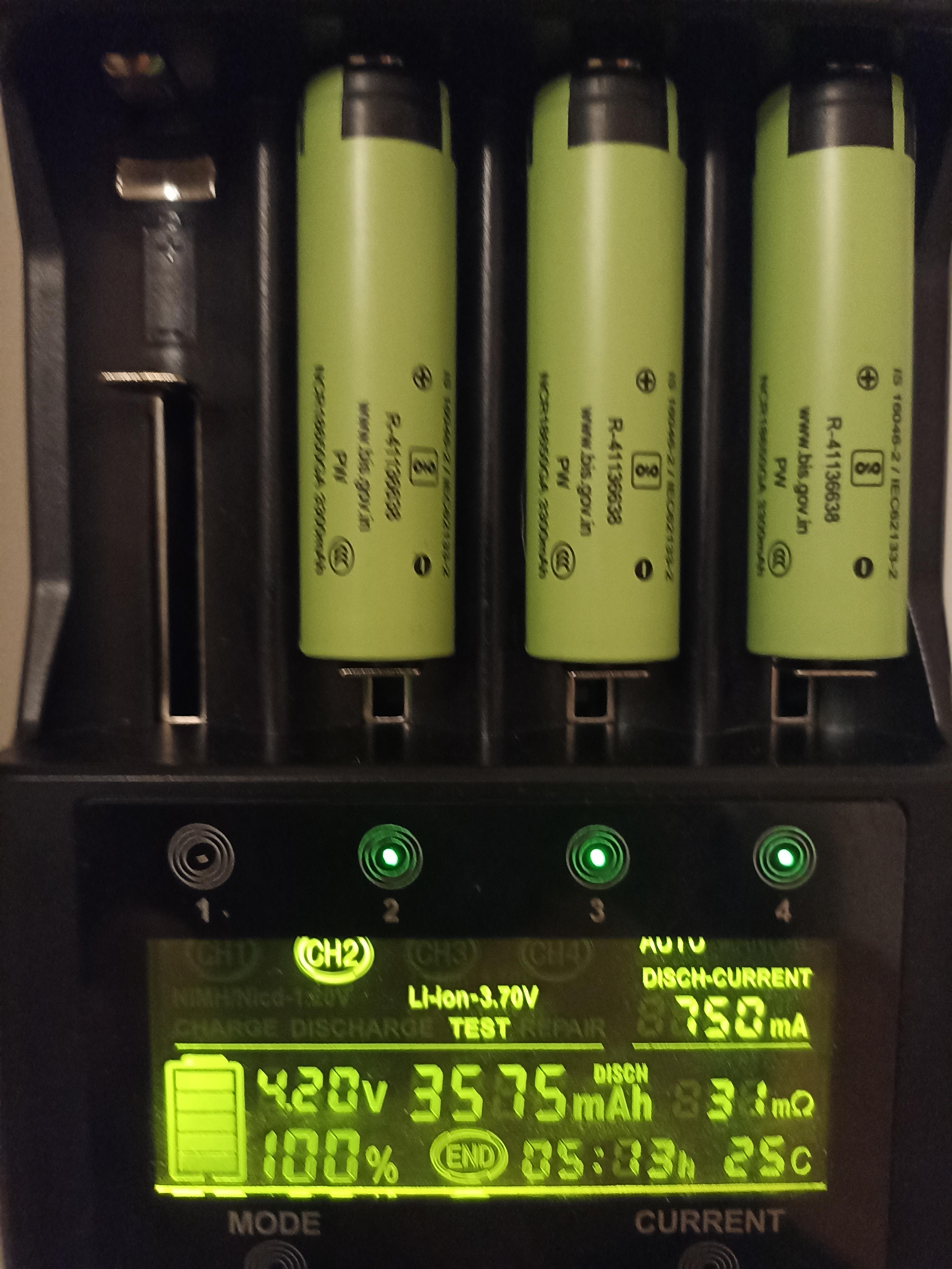 Аккумулятор высокоточный Panasonic панасоник NCR 18650 GA 3,7V 3300 mAh Li-Ion (29083998) - фото 2