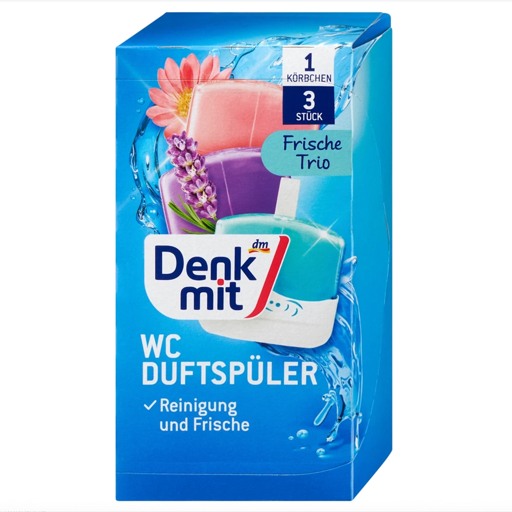 Блок туалетный DenkMit Frische Trio 3шт. (EPI-15102025-647)