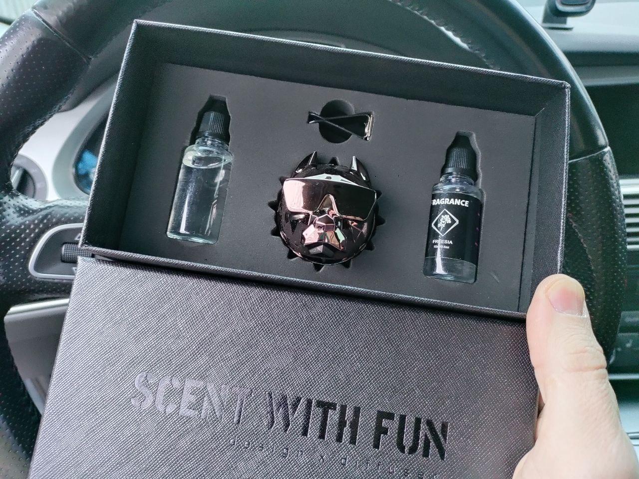 Ароматизатор для авто Питбуль многоразовый на решетку Серый (1822395734) - фото 3