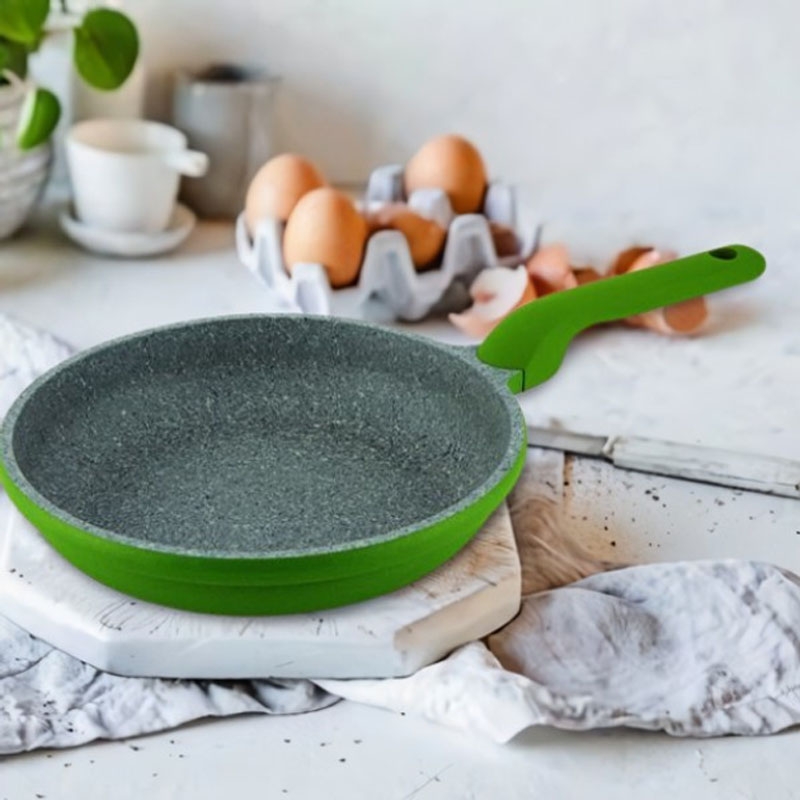 Сковорода Con Brio CB-2026 Eco Granite 20 см Green (tf5157) - фото 2
