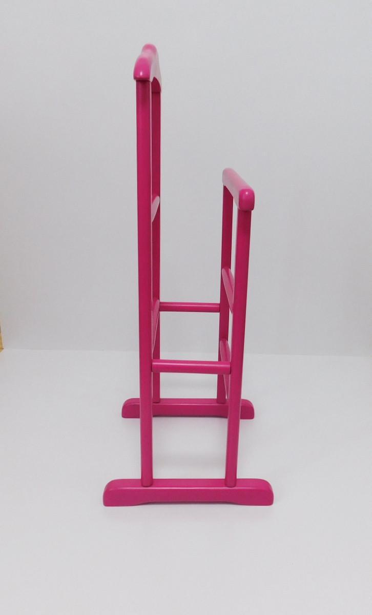 Стійка для одягу дитяча масив дерева Рожевий (1922524651) - фото 2 Стійка для одягу дитяча масив дерева Рожевий (1922524651) - фото 2