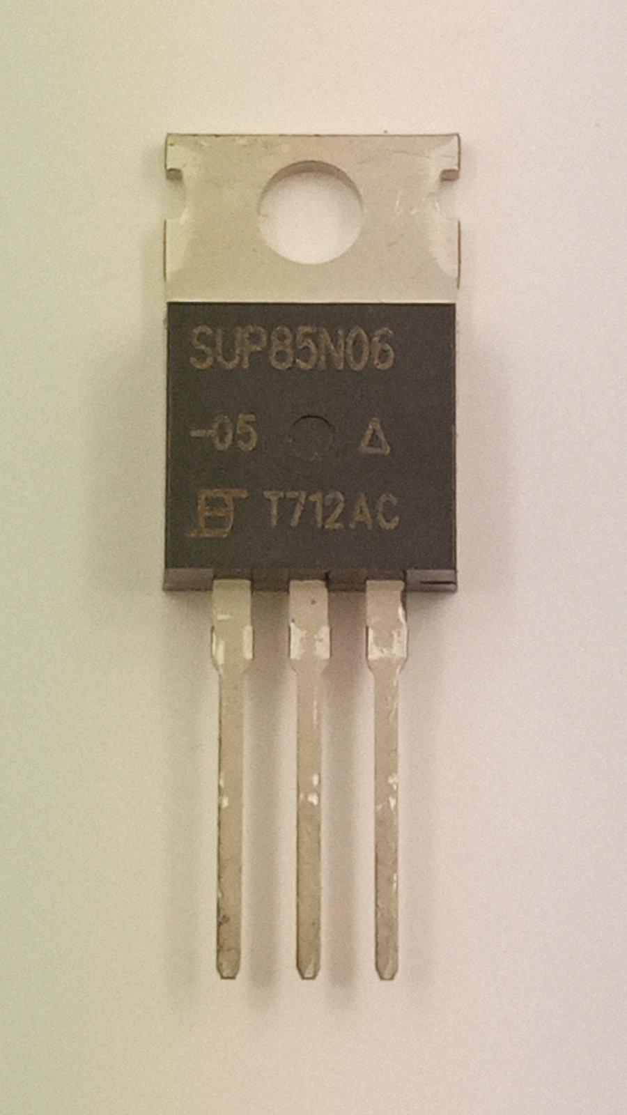 Транзистор SUB85N06 n Channel 60V 85A TO 220 (12236)