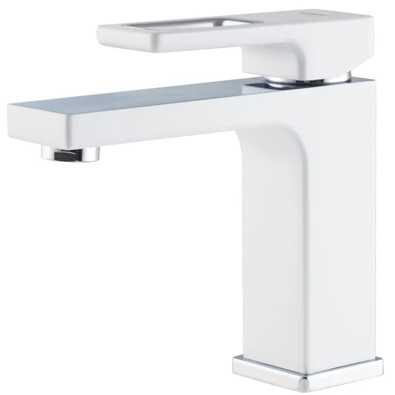 Смеситель для умывальника KOER KB-10009-04 Хром/Белый (KR5975) Смеситель для умывальника KOER KB-10009-04 Хром/Белый (KR5975)