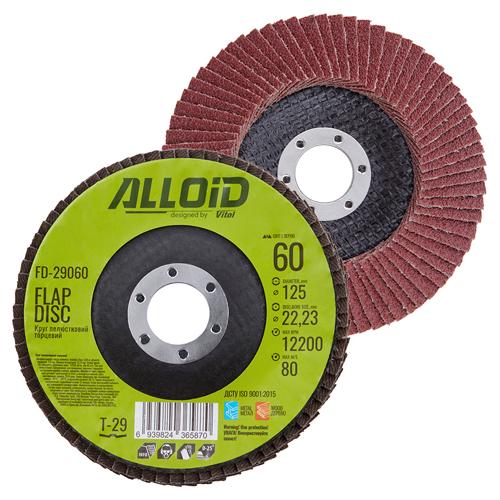 Круг лепестковый торцевой Alloid 125 мм P60 T29 (00000061424) - фото 9