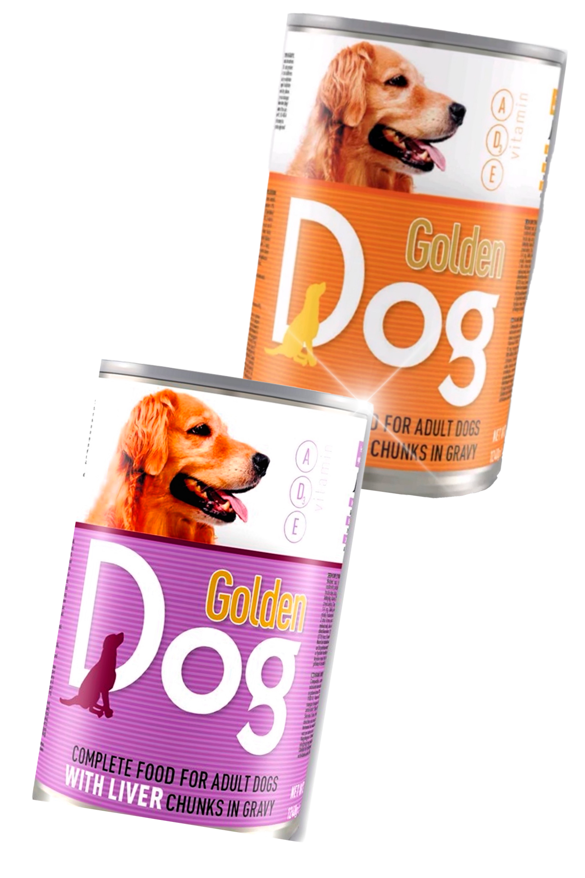 Корм влажный для собак Golden dog Печенка и птица 2 шт. 415 г (338864203)