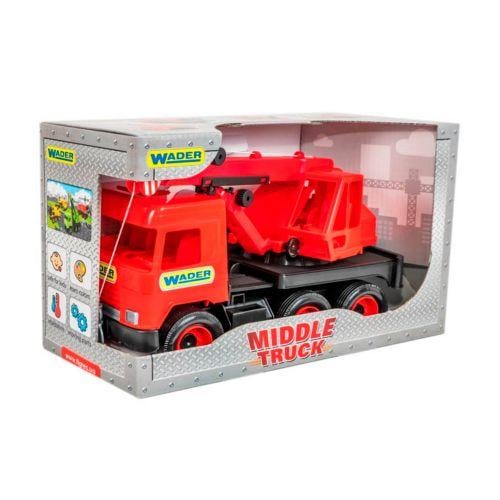 Игрушечный автокран Middle truck Красный (45001)