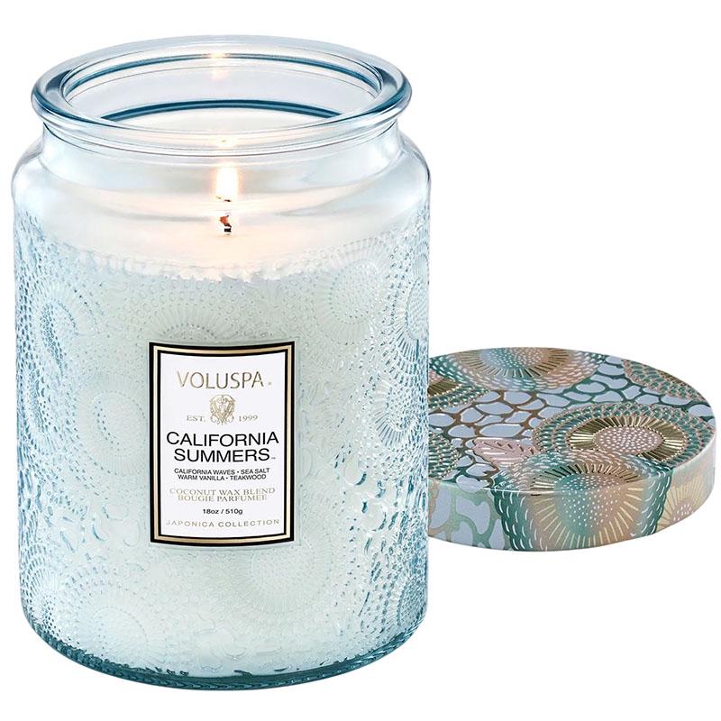 Свеча ароматическая Voluspa Japonica California Summers 510 г банка с крышкой (111007004)
