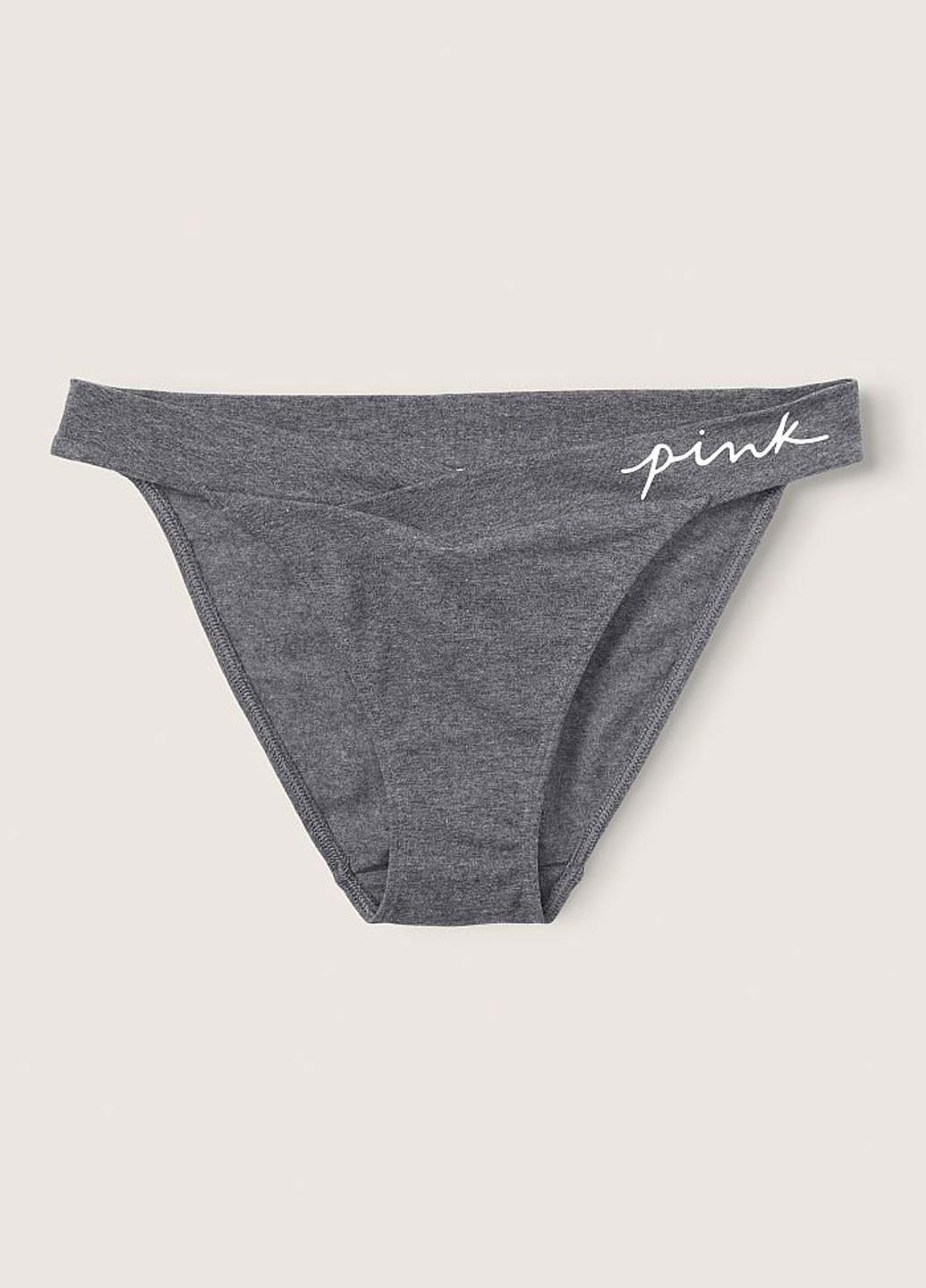 Женские трусы Victoria's Secret 00142380QCVXL XL Серый (58961350)