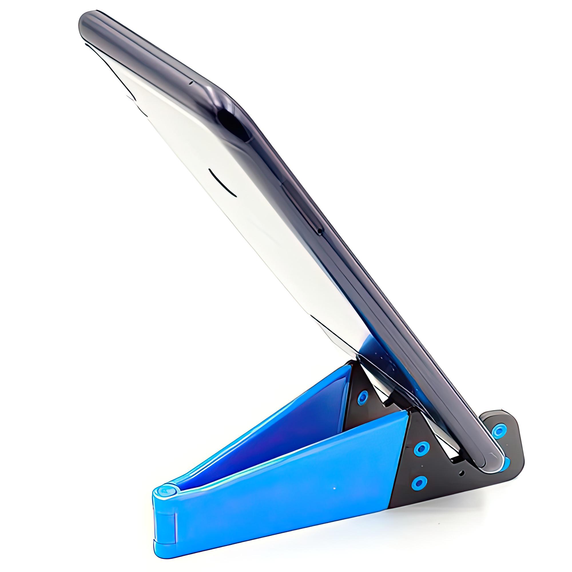 Тримач для телефону Folding Tablet Stand V універсальний Синій (1010394-Blue) - фото 4