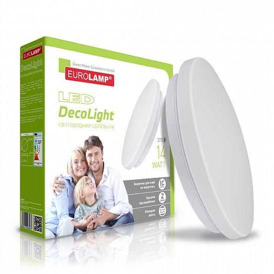 Светильник накладной LED Eurolamp DecoLight круглый 14W 4000K (18821758)