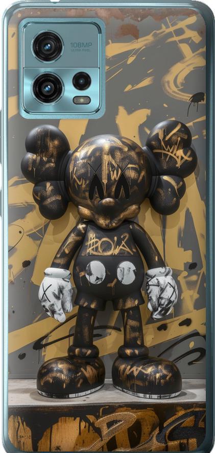 Чехол на Motorola G72 Bronze kaws (6097u-2859-42517)