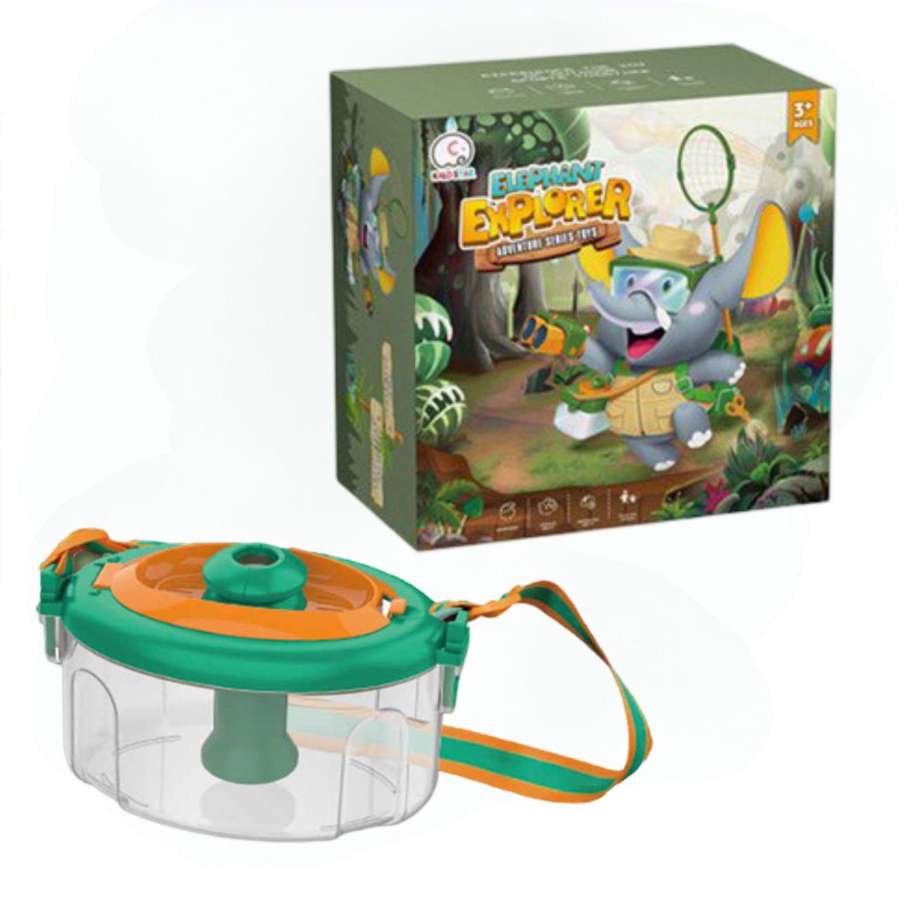 Набор для опытов JLX 6602-1 бокс/фонарик/свисток/пинцет/карты/компас (160470)