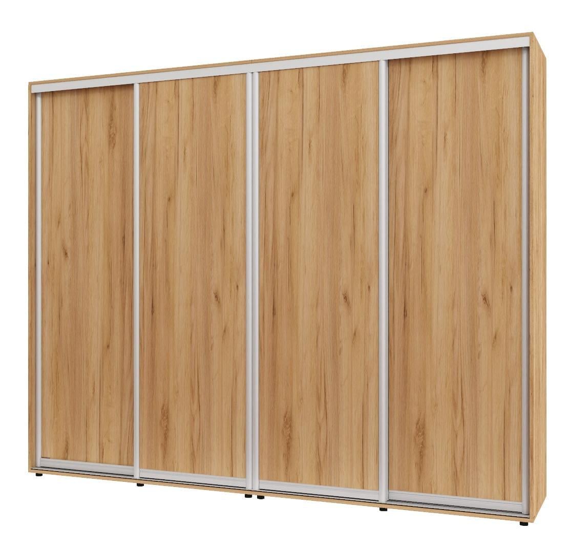 Шкаф-купе четырехдверный Алекса ДСП 290x40x220 см Дуб крафт золотой