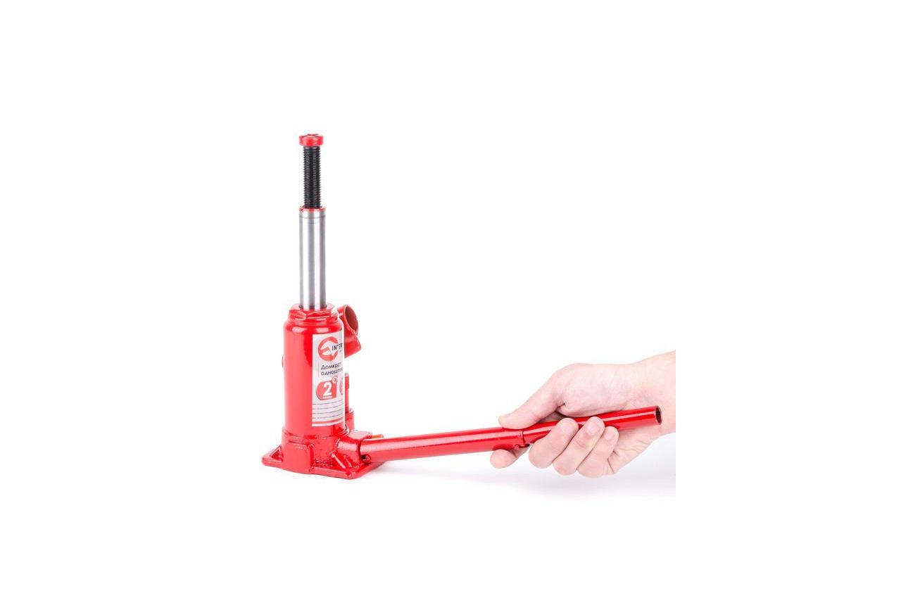 Домкрат гідравлічний Intertool одноштоковий 2 т 278 мм (25064150) - фото 6