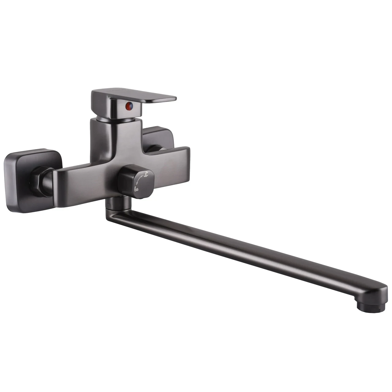 Смеситель для ванны Globus Lux Milano GLM-0208N-11-Graphite- EURO латунь 350 мм (1000000153)