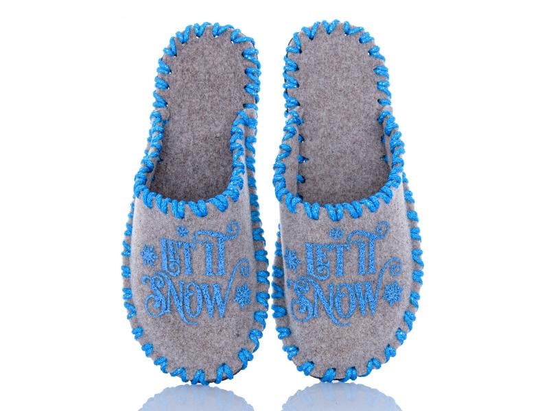 Капці фетрові жіночі VENDS 224 р. 36-37 Бежевий