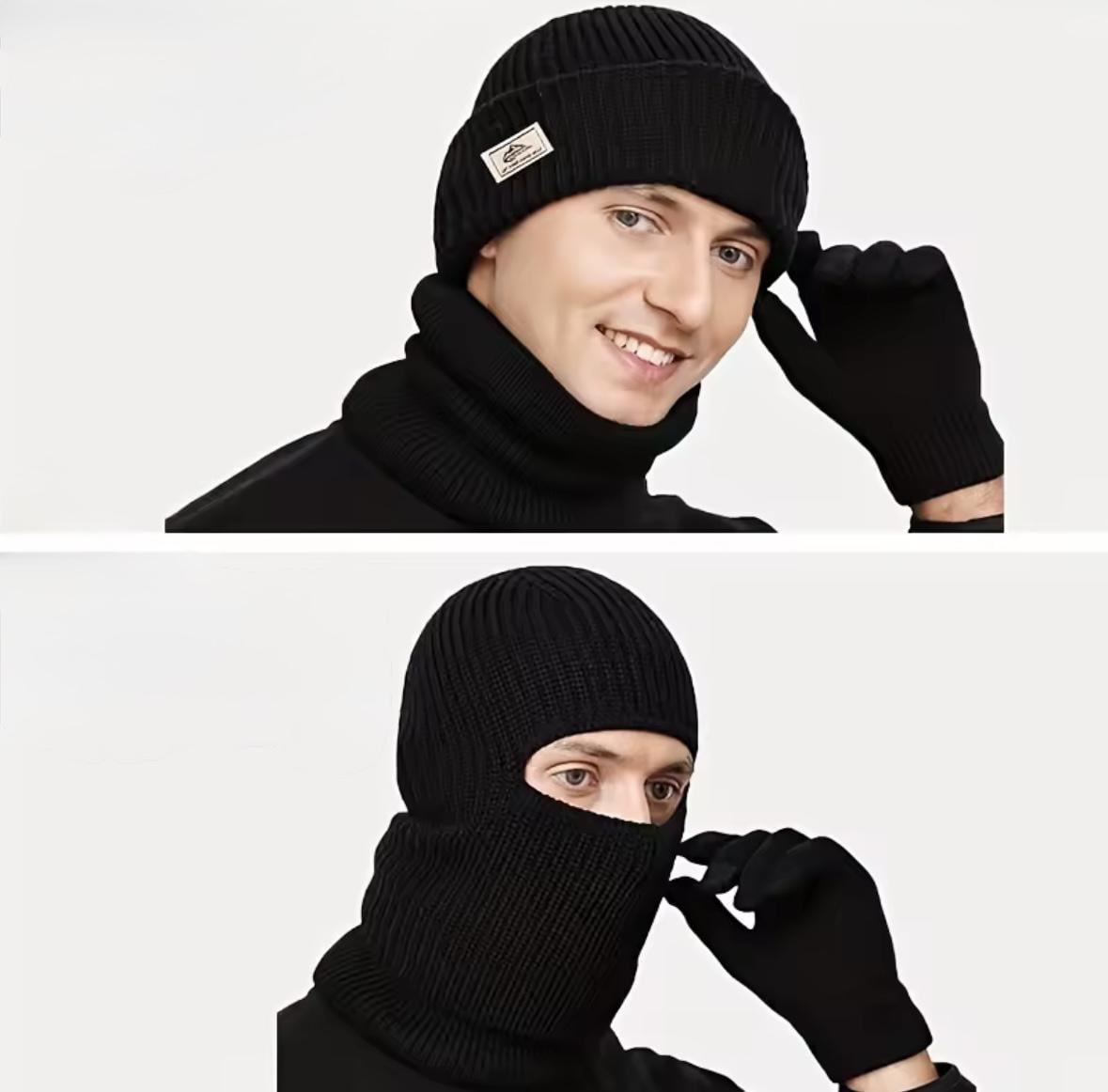 Wuke ᐉ Шапка-балаклава WUKE 2в1 One size Черный (31265040) • Купить в Киеве ...