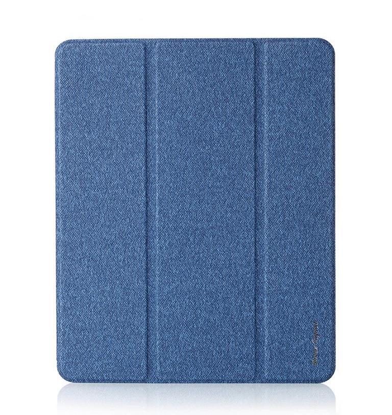 Чехол для планшета Remax Chan Series Leather Case PT-10 для всех iPad 10,2" отсек для стилуса 2019-2022 гг. Синий (1000751)