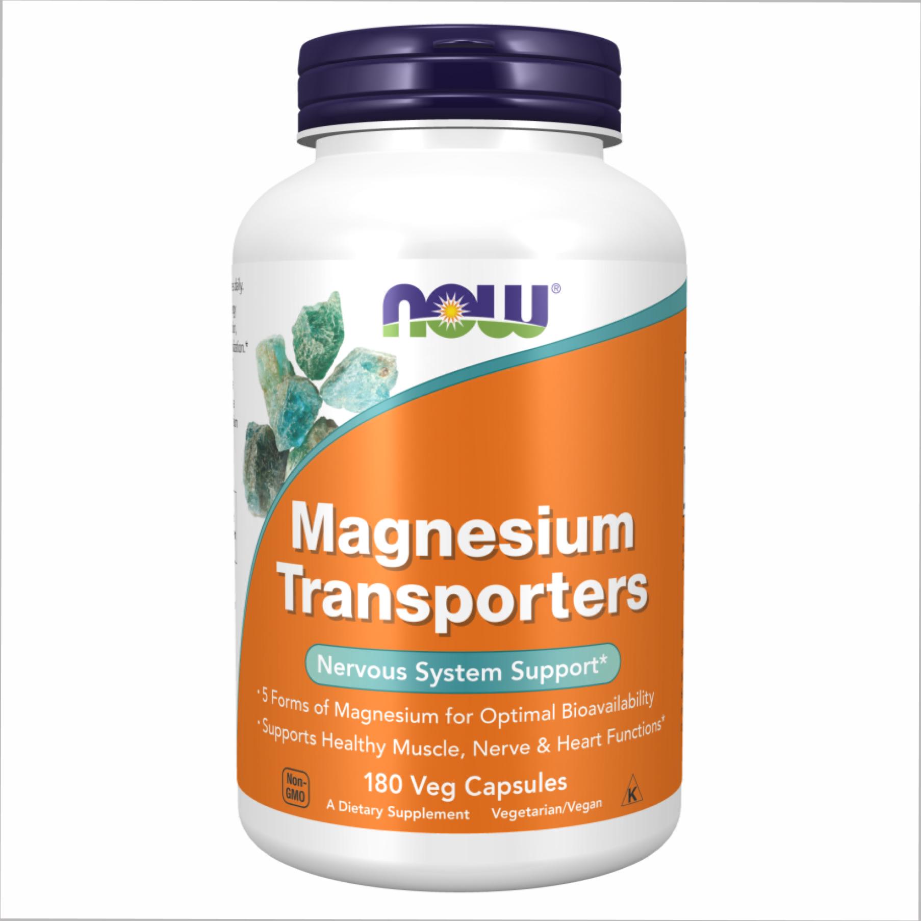 Натуральная добавка Magnesium Transporters 180 vcaps (2022-10-0977)