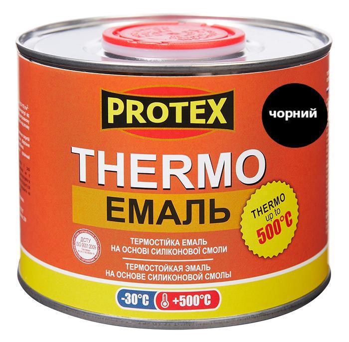 Термоэмаль PROTEX 0,4 кг 440 мл Черный (3014750888)