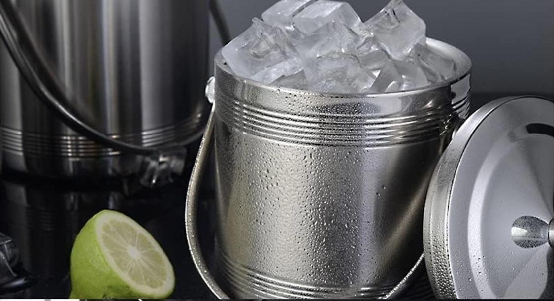 Ведро для шампанского Грация металлическое 15 см (90321) - фото 2 Ведро для шампанского Грация металлическое 15 см (90321) - фото 2