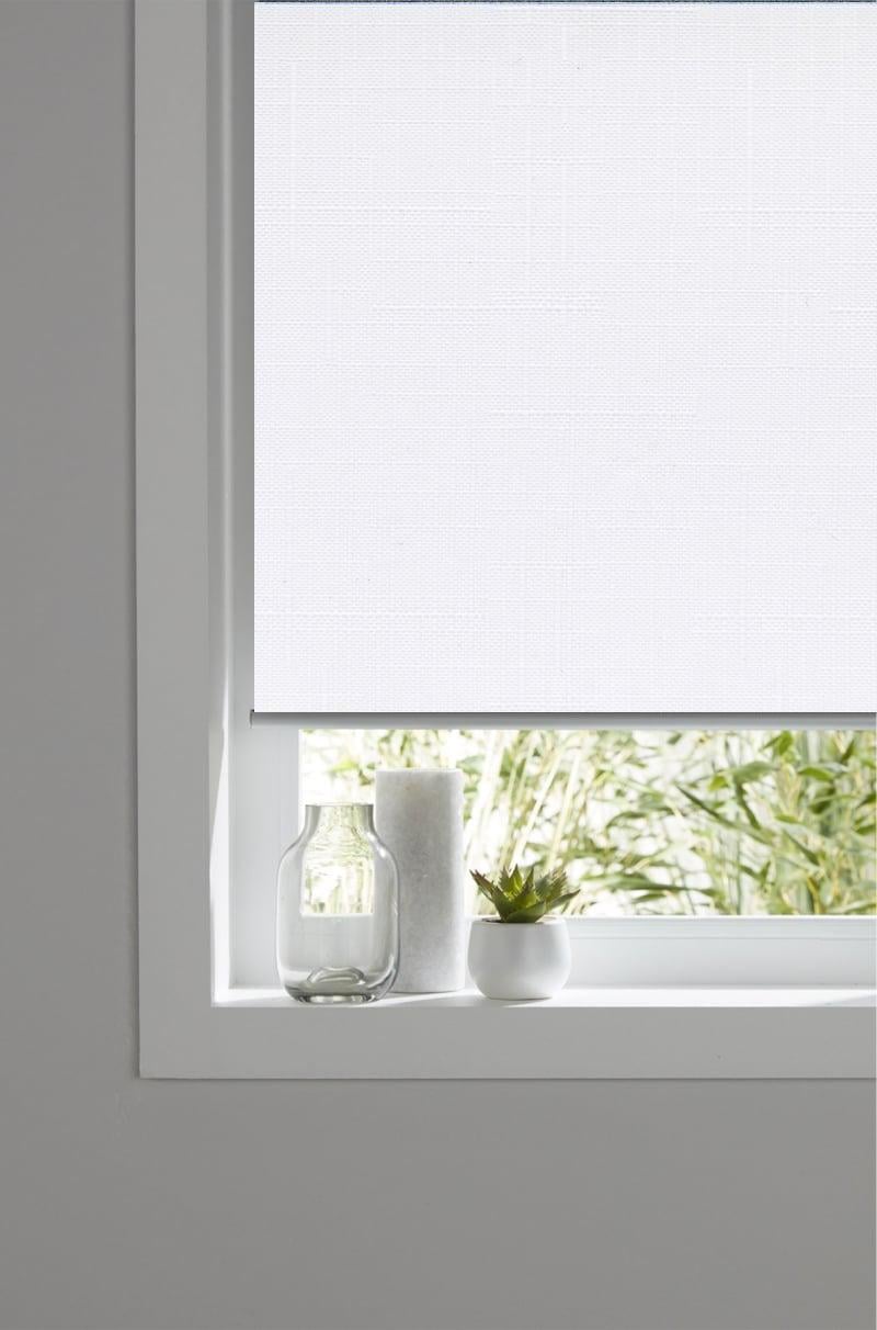 Ролета тканевая NewTex Лён 62,5х165 см Белый (0800) - фото 1 Ролета тканевая NewTex Лён 62,5х165 см Белый (0800) - фото 1