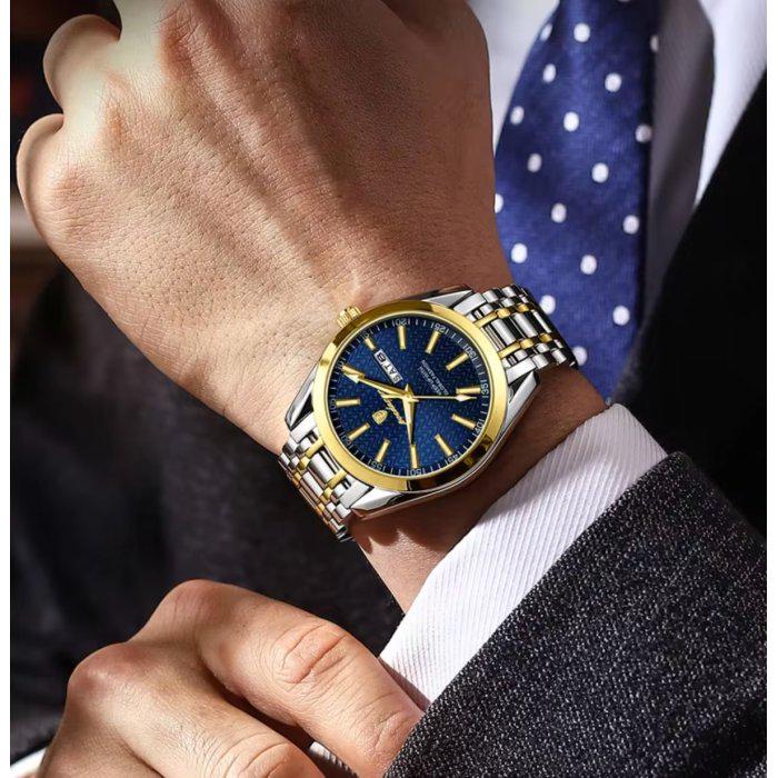 Наручний годинник чоловічий Poedagar Ambassador Silver (1882) - фото 3