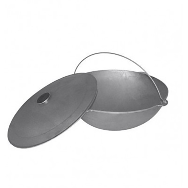 Котел татарский с дужкой чугунный Биол 8 л (0908) - фото 2 Котел татарский с дужкой чугунный Биол 8 л (0908) - фото 2