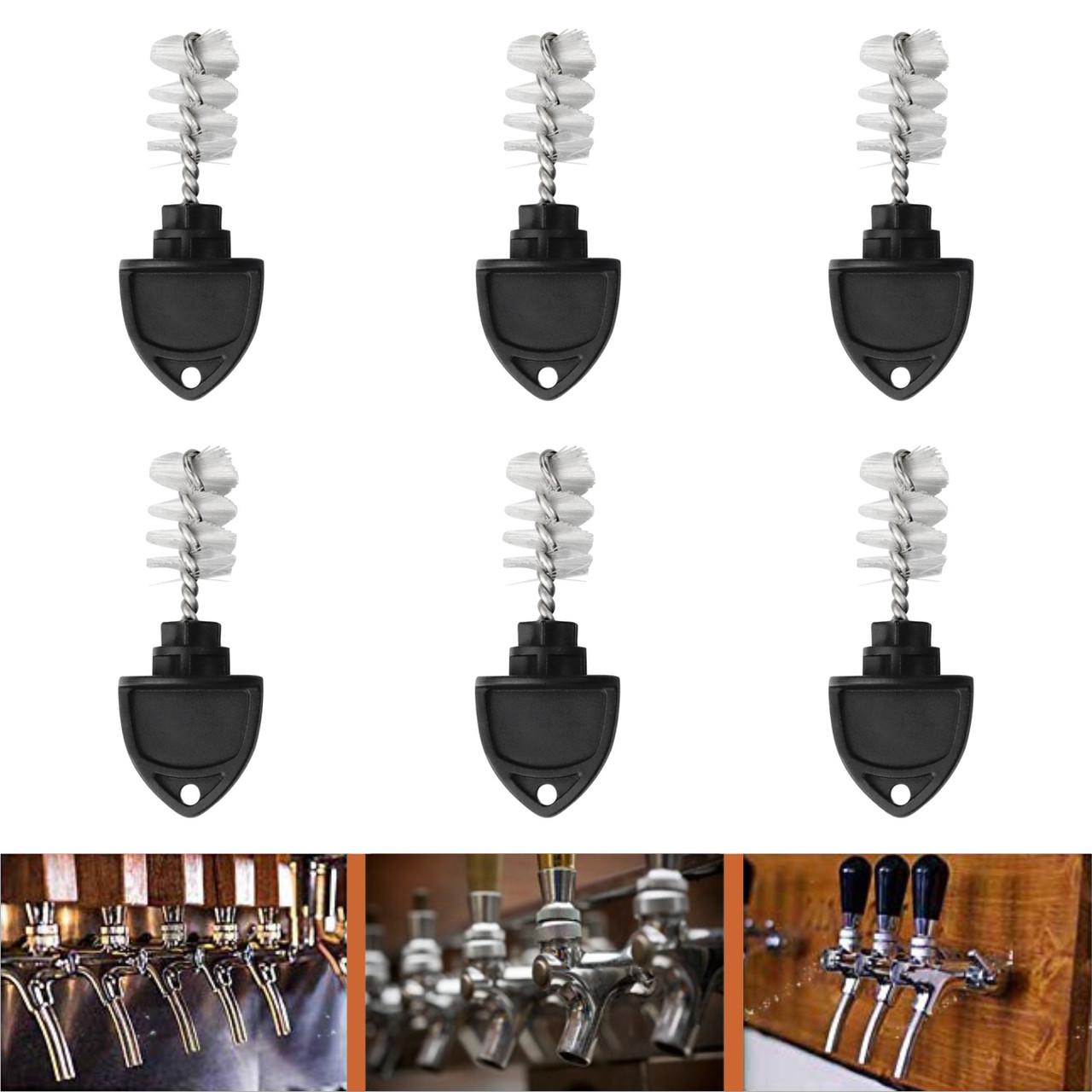 Комплект заглушек с щетками для чистки пивных кранов 6 шт. BL (137846) - фото 2 Комплект заглушек с щетками для чистки пивных кранов 6 шт. BL (137846) - фото 2