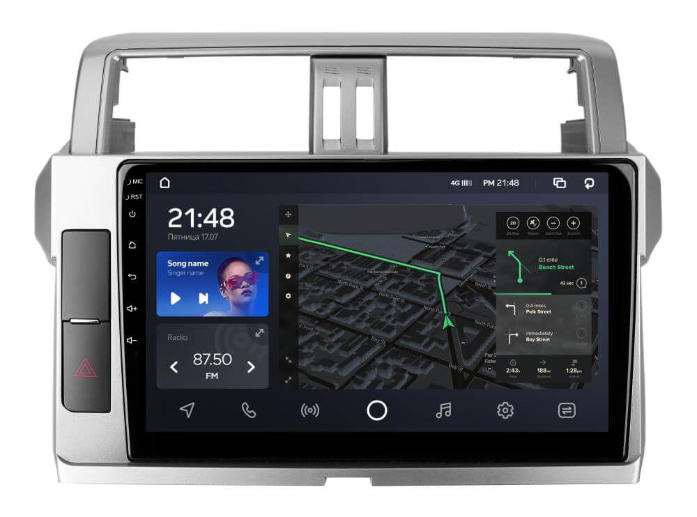 Штатная магнитола CYCLONE C10-004 4-64Gb 2k DSP Toyota Land Cruiser Prado 150 2013-2017