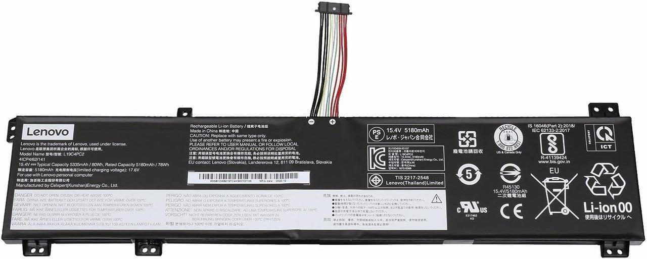 Аккумулятор для ноутбука Lenovo Legion 5-15ARH05H/5-15IMH05H/5-17IMH05H/7-15IMH05/L19M4PC2/L19C4PC2