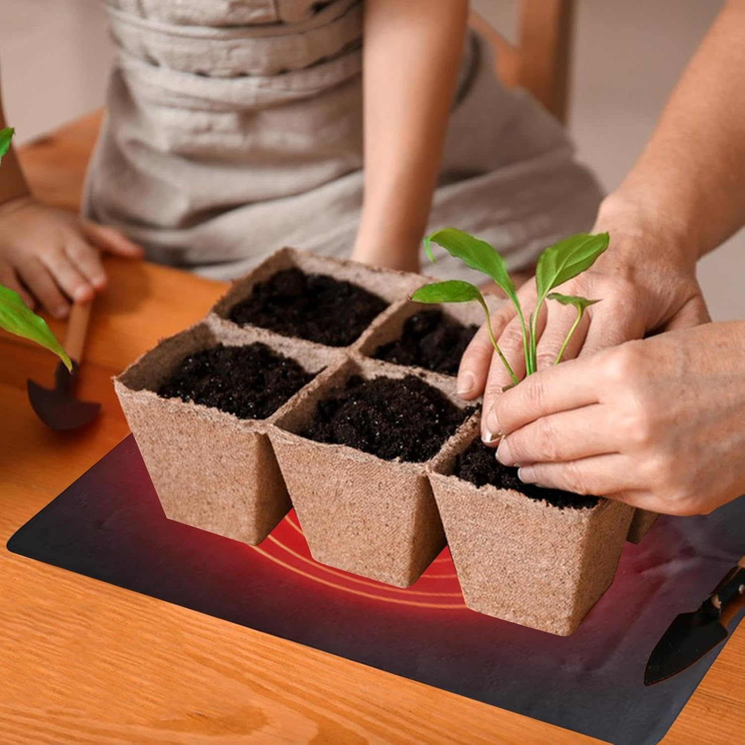 Термоковрик для рассады с быстрым нагревом 40 Вт 50x52 см - фото 2 Термоковрик для рассады с быстрым нагревом 40 Вт 50x52 см - фото 2