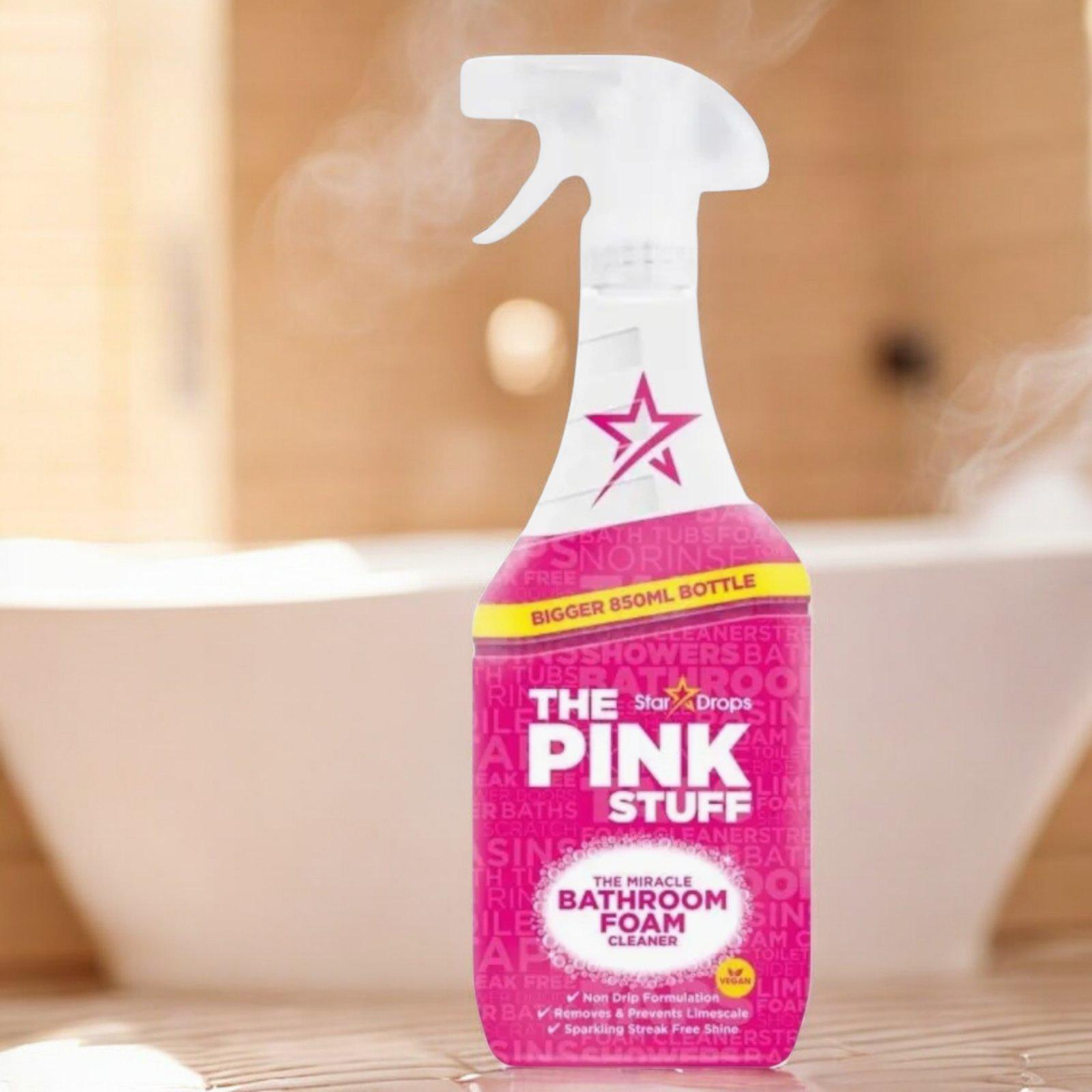 Спрей-пена для ванной комнаты The Pink Stuff Bathroom Cleaner 750 мл - фото 2