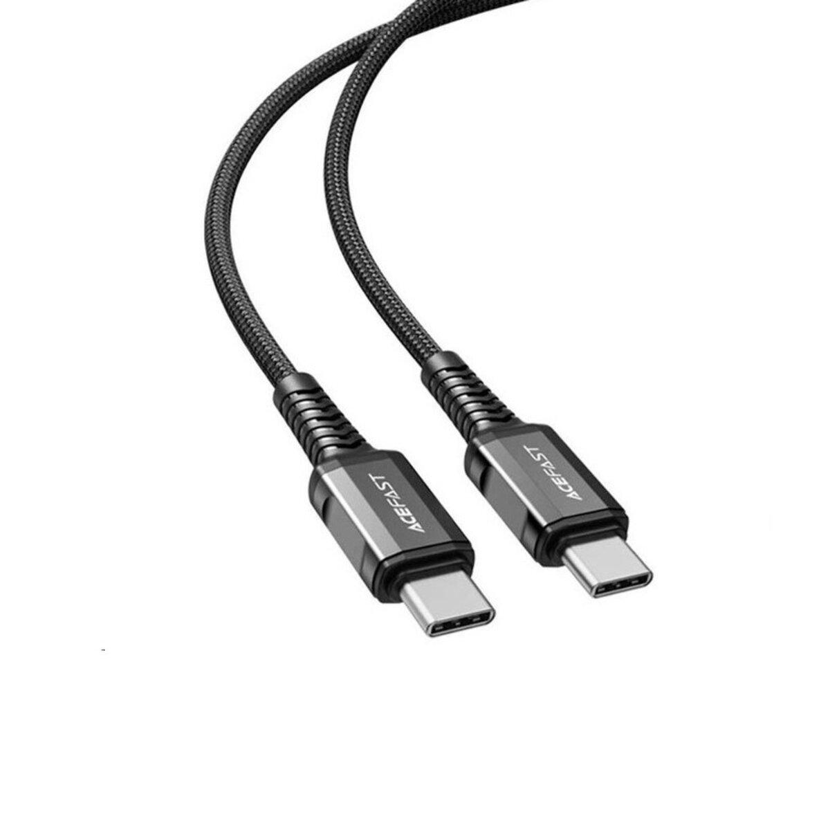Кабель Acefast C1-09 USB-C to USB-C 1 м Black (18646556) Кабель Acefast C1-09 USB-C to USB-C 1 м Black (18646556)