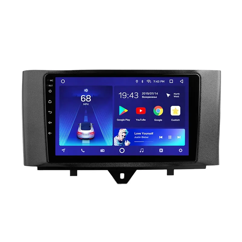 Автомагнитола штатная Teyes для Mercedes Benz Smart Fortwo 2 2010-2015 Android CC2-PLUS 4+64G Wi-Fi/4G (1490476593)