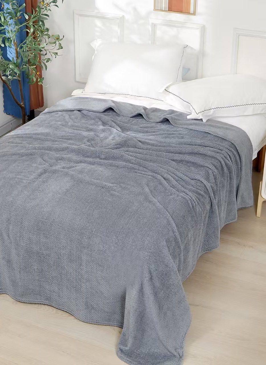 Плед бамбуковый евро 200x220 см Серый (Д-al-velpl-001-05) Плед бамбуковый евро 200x220 см Серый (Д-al-velpl-001-05)