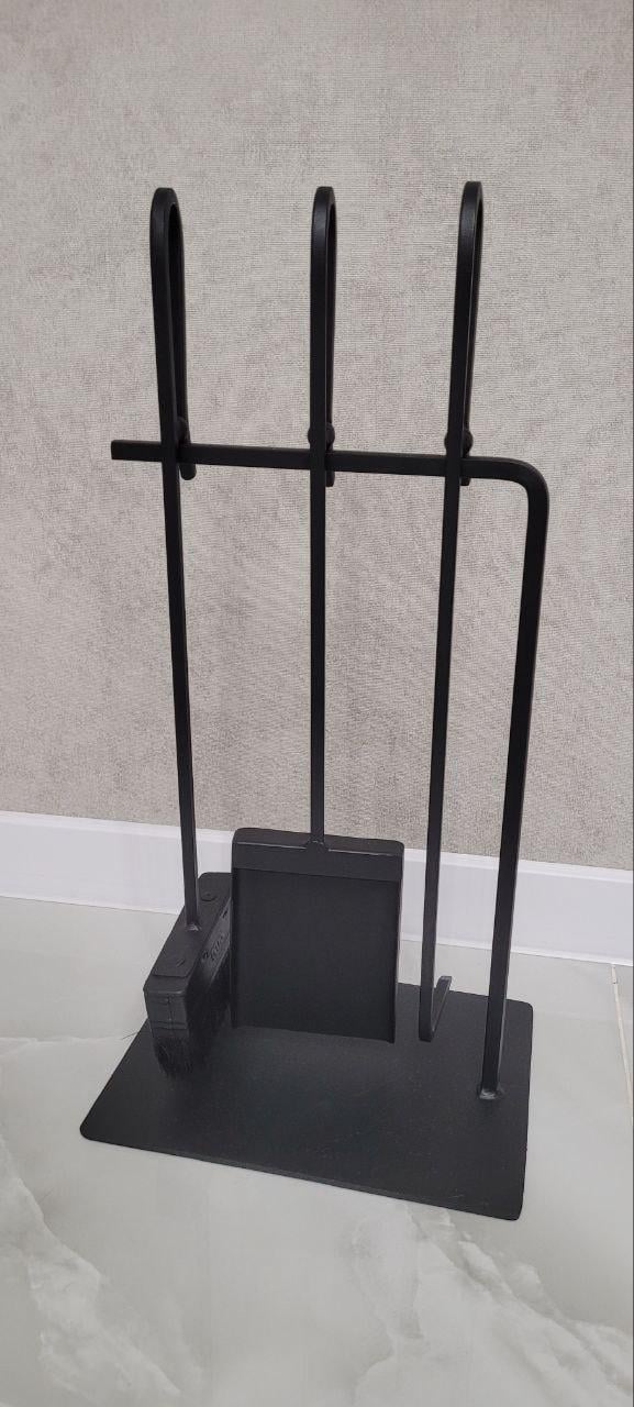 Набір камінний лофт 52x20x27 см Чорний (30837472) - фото 3 Набір камінний лофт 52x20x27 см Чорний (30837472) - фото 3