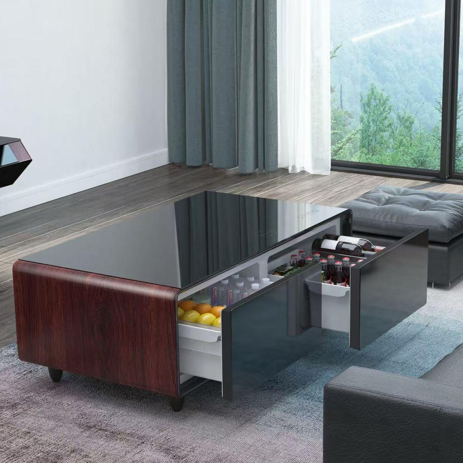 Журнальный стол умный с холодильником Primst TB135 135 л Wood (TB135LLVWD)