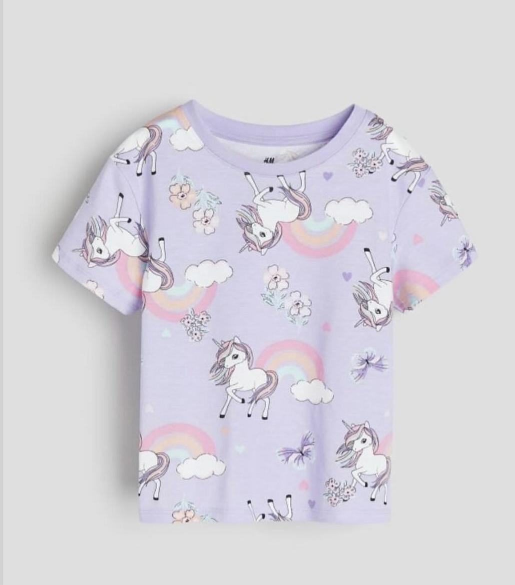 Футболка дитяча H&M 98-104 см Фіолетовий (00954)